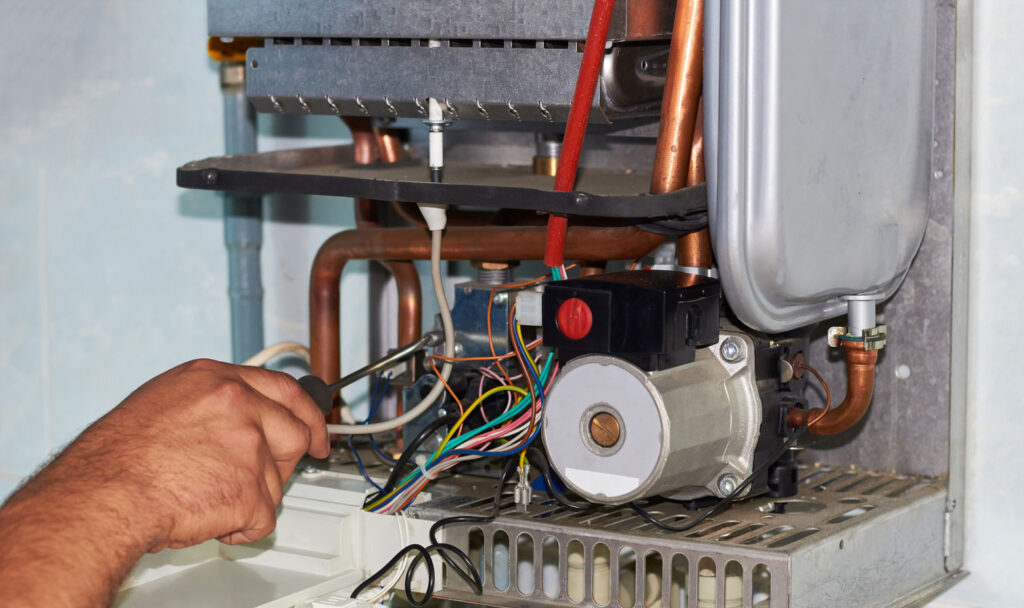 Tankless water heater service